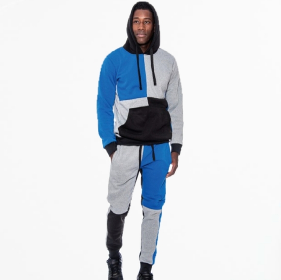 Men's Colorblock Jogger Set - Picture 2 of 6